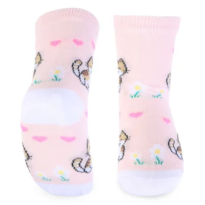 Kit Meia Infantil Selene Estampada - 03 Peças Kit Meia Infantil Selene Estampada - 03 Peças