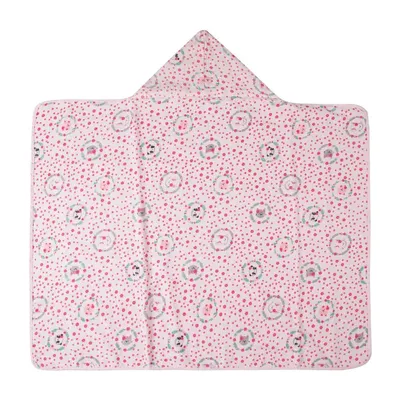 Toalha Forrada Papi Karinho Capuz Estampa Amiguinhas Toalha Forrada Papi Karinho Capuz Estampa Amiguinhas