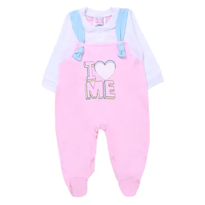 Macacão Longo Bebê Din Don I Love Me