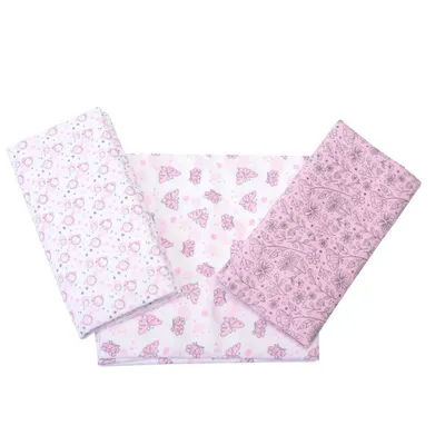 Kit Cueiro Minasrey Composê Estampa Borboleta - 03 Peças