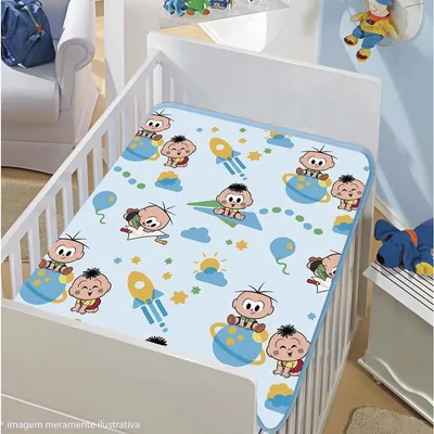 Cobertor Infantil Jolitex Turma Da Mônica Nave Espacial