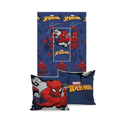 Manta Almofada Infantil Jolitex Marvel Spider Man Manta Almofada Infantil Jolitex Marvel Spider Man
