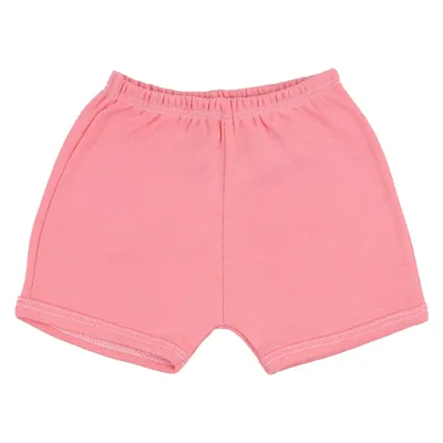 Kit Shorts Bebê Mub Liso - 03 Peças