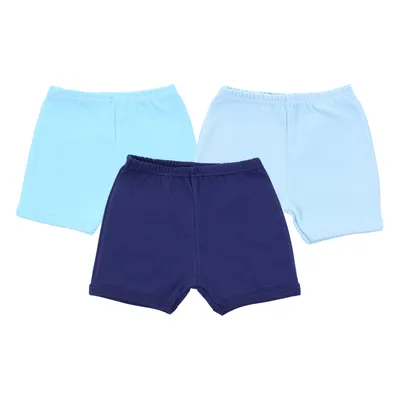 Kit Shorts Bebê Mub Liso - 03 Peças