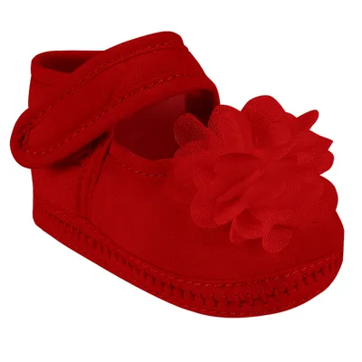 Sapato Bebê Everly Aplicação De Flor