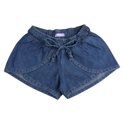 Shorts Jeans Infantil Kookabu Detalhe Recorte Shorts Jeans Infantil Kookabu Detalhe Recorte