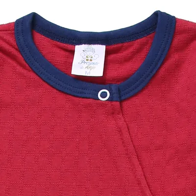 Macacão Longo Bebê Presente De Anjo Bordado Elefante Macacão Longo Bebê Presente De Anjo Bordado Elefante