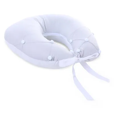 Almofada De Amamentação Art Bebê Detalhe Pompom Almofada De Amamentação Art Bebê Detalhe Pompom