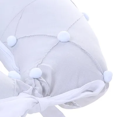 Almofada De Amamentação Art Bebê Detalhe Pompom Almofada De Amamentação Art Bebê Detalhe Pompom