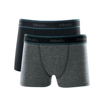 Kit Cueca Boxer Infantil Mash  - 02 Peças Kit Cueca Boxer Infantil Mash  - 02 Peças