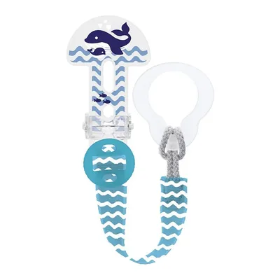 Prendedor De Chupeta Mam Clip It Azul