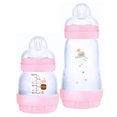 Kit Mamadeira Mam Easy Start Set Rosa Kit Mamadeira Mam Easy Start Set Rosa