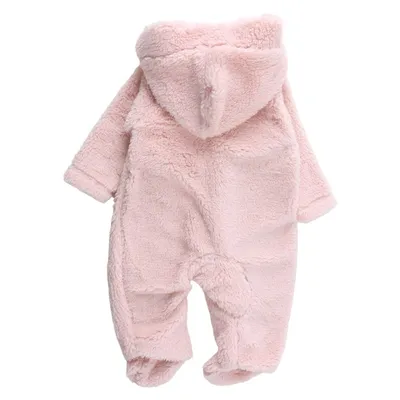 Macacão Longo Bebê Din Don Sorvete Com Capuz