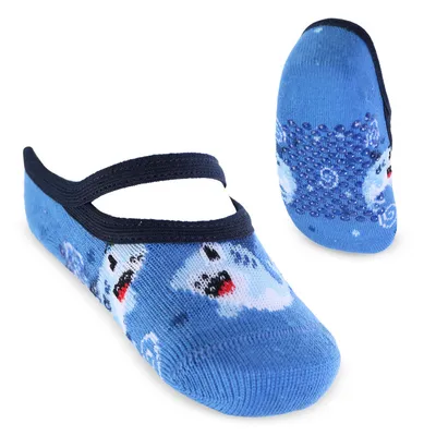 Meia Sapatilha Bebê Puket Com Antiderrapante