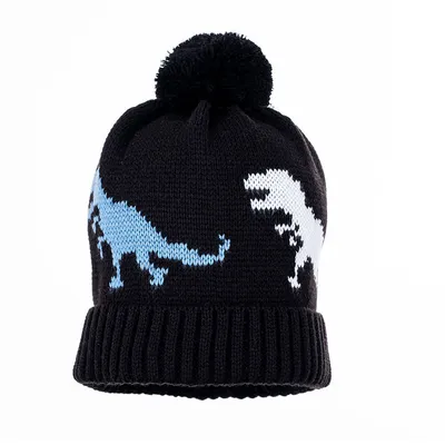 Touca Bebê Everly Em Acrílico Dinossauro Touca Bebê Everly Em Acrílico Dinossauro