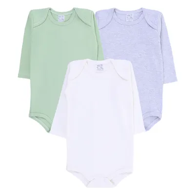 Kit Body Manga Longa Básico - 03 Peças Kit Body Manga Longa Básico - 03 Peças