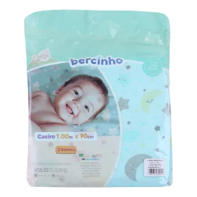 Kit Cueiro Incomfral Bercinho Estampado - 03 Peças