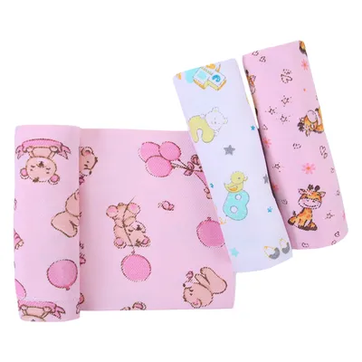 Kit Cueiro Flanelado Incomfral Bercinho Estampado - 03 Peças Kit Cueiro Flanelado Incomfral Bercinho Estampado - 03 Peças