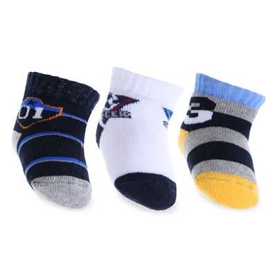 Kit Meia Bebê Duck Estampada - 03 Unidades