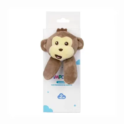 Naninha Pimpolho Com Prendedor De Chupeta Macaco Naninha Pimpolho Com Prendedor De Chupeta Macaco