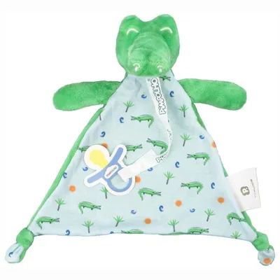 Naninha Pimpolho Com Prendedor De Chupeta Jacaré Naninha Pimpolho Com Prendedor De Chupeta Jacaré