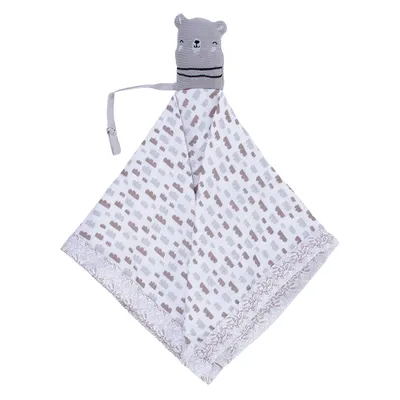 Naninha Tricot Minasrey Cia Do Neném Classic Ursinho Naninha Tricot Minasrey Cia Do Neném Classic Ursinho