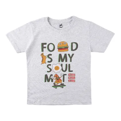 Camiseta Infantil Kookabu Estampa Food Is My