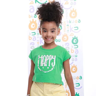 Blusa Infantil Kookabu Estampa Happy
