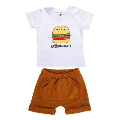 Conjunto Bebê Kookabu Kookaburguer Conjunto Bebê Kookabu Kookaburguer