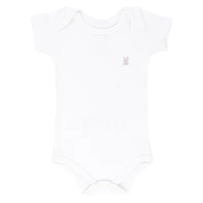 Body Manga Curta Bebê Kiko Baby Timeless Em Suedine Body Manga Curta Bebê Kiko Baby Timeless Em Suedine