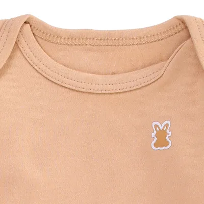 Body Manga Longa Bebê Kiko Baby Timeless Em Suedine Body Manga Longa Bebê Kiko Baby Timeless Em Suedine