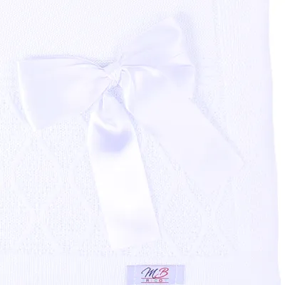 Manta Acrílico Michelle Baby Com Laço Decorativo Manta Acrílico Michelle Baby Com Laço Decorativo