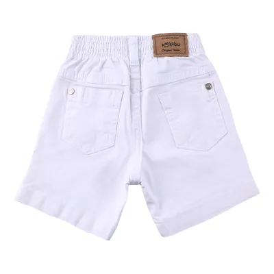 Bermuda Bebê Kookabu Em Sarja Com Bolso Faca Bermuda Bebê Kookabu Em Sarja Com Bolso Faca