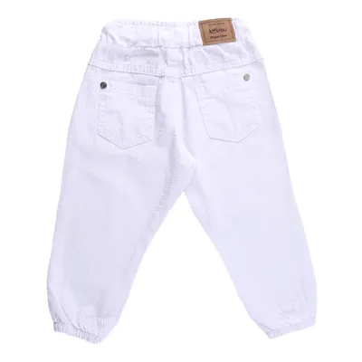 Calça Bebê Kookabu Em Sarja Com Cinto Calça Bebê Kookabu Em Sarja Com Cinto