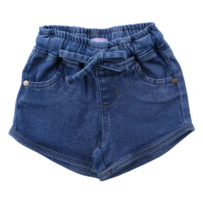Shorts Jeans Bebê Kookabu Com Detalhe De Amarração Shorts Jeans Bebê Kookabu Com Detalhe De Amarração
