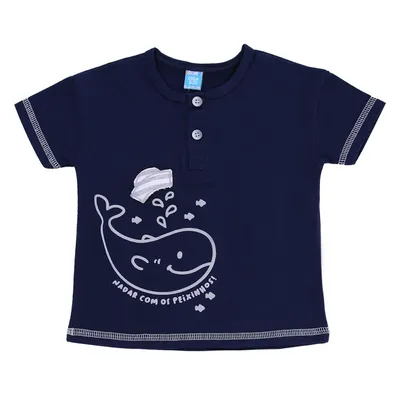 Conjunto Bebê Din Don Estampa Baleia Conjunto Bebê Din Don Estampa Baleia