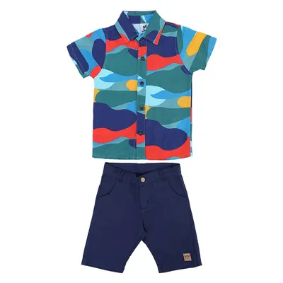 Conjunto Infantil Kookabu Estampa Camuflada