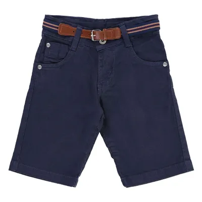Bermuda Infantil Kookabu Em Sarja Tradicional Com Cinto Bermuda Infantil Kookabu Em Sarja Tradicional Com Cinto