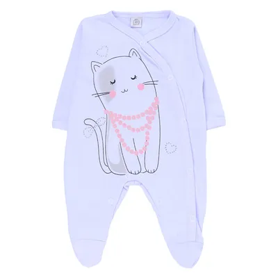 Macacão Longo Baby Gijo Estampa Gata