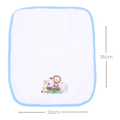 Pano de Boca Art Bebê Aquarela Safari - 3 Peças  Pano de Boca Art Bebê Aquarela Safari - 3 Peças