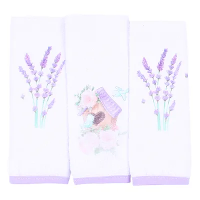 Pano de Boca Art Bebê Aquarela Jardim - 3 Peças