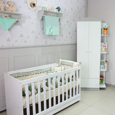 Kit Berço Art Bebê Realeza - 6 Peças