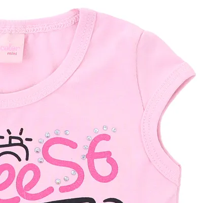 Blusa Infantil Color Mini Estampa Cheese