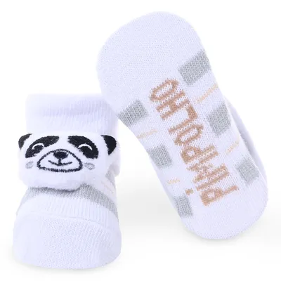 Kit Meia Bebê Pimpolho Estampa Bichinhos