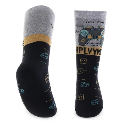 Meia Infantil Winston Cano Alto Estampada