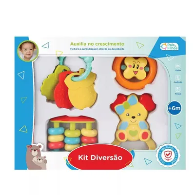 Kit Diversão Pais E Filhos Ursinho Kit Diversão Pais E Filhos Ursinho