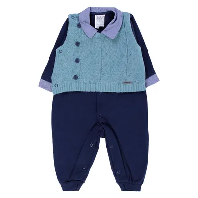 Saída De Maternidade Sonho Mágico Detalhe Tricô - 2 Peças