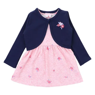 Vestido Infantil Brandili Com Bolero Flores Vestido Infantil Brandili Com Bolero Flores