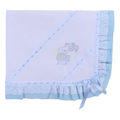 Manta Bordados Alexandra Forrada Com Enfeite E Babado Laise Manta Bordados Alexandra Forrada Com Enfeite E Babado Laise