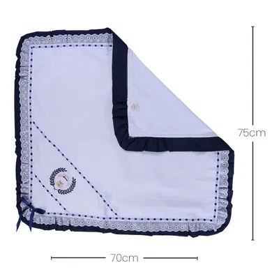 Manta Bordados Alexandra Forrada Com Enfeite E Babado Laise Manta Bordados Alexandra Forrada Com Enfeite E Babado Laise
